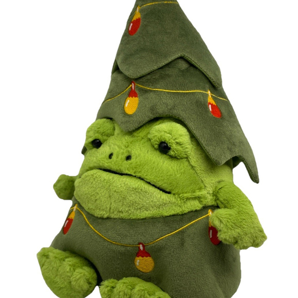 JELLYCAT CHRISTMAS TREE RICKY RAIN FROG New Plush Collectible Toy Gift Authentic - Picture 4 of 12